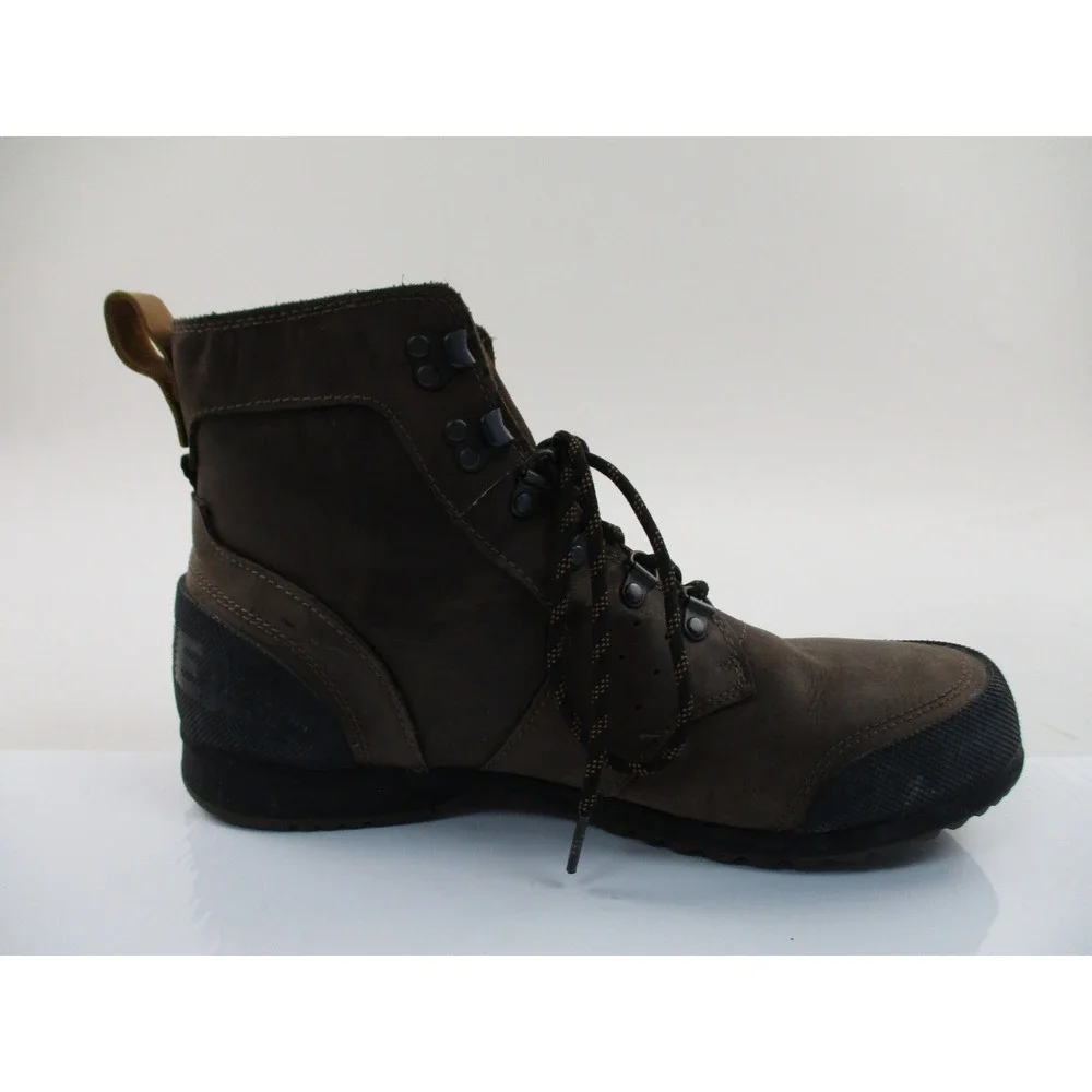 Sorel Ankeny Boots Men 12 Brown Waterproof Leather Utility Hiking NM2100-256